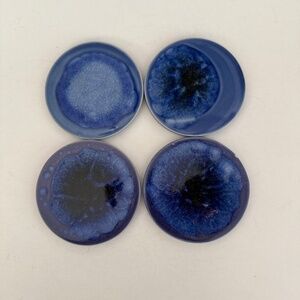 SET OF 4 CERAMIC COASTERS